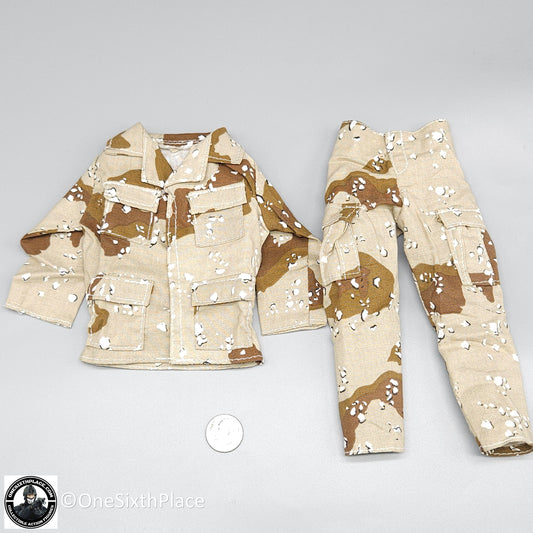1:6 scale SOTW Desert Storm 6-Color Camo Uniform for 12" Figures