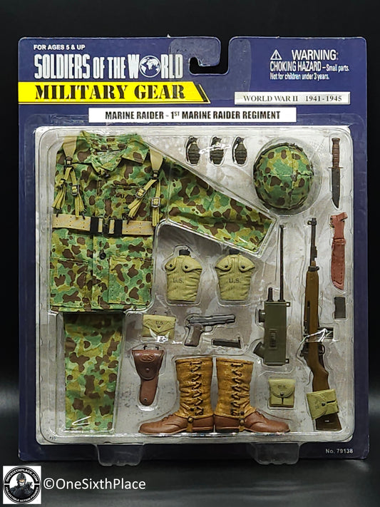 1:6 Soldier of the World WWII USMC Marine Raider Uniform 12" Figures