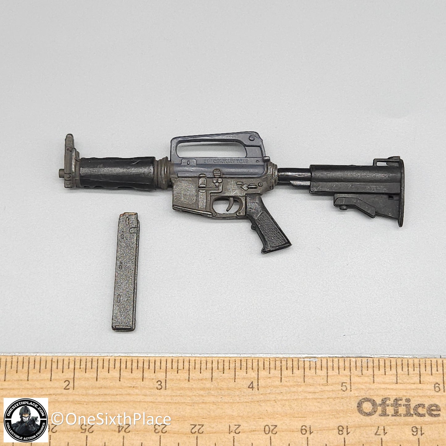 1:6 scale Ultimate Soldier Colt RO633 DOE SMG 9mm M16 Carbine for 12" Figures