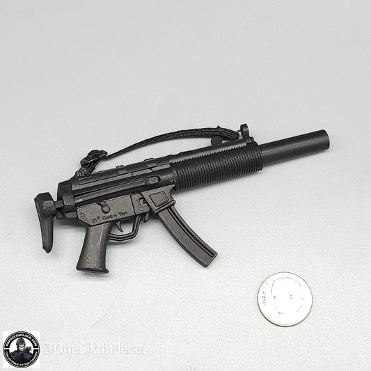1:6 scale 21st Century Toys Suppressed MP5 Submachine Gun for 12" Figures