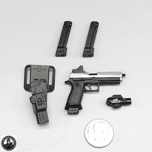 1:6 scale Easy & Simple Paramilitary Forces Operator Sig P320X5 Pistol 12" Figures