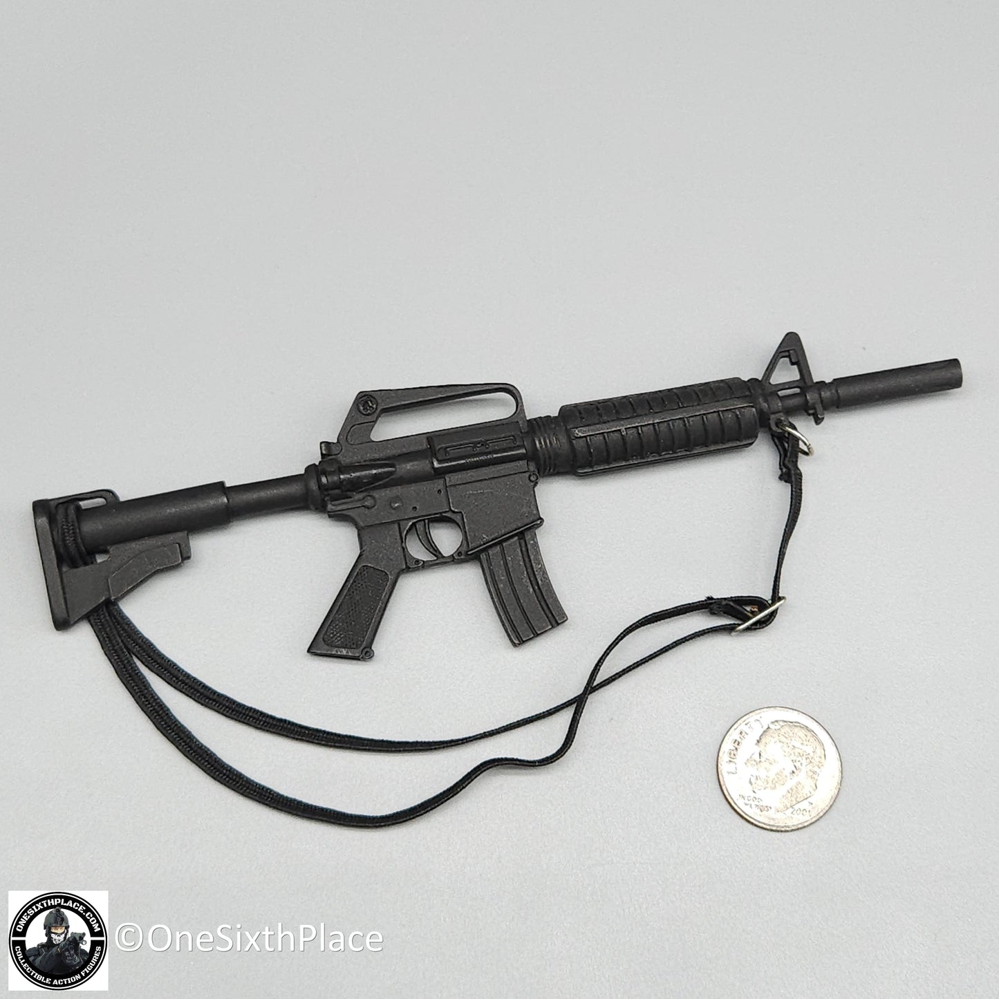 1:6 scale Molded Vietnam XM177 CAR-15 M16 Rifle for 12" Figures