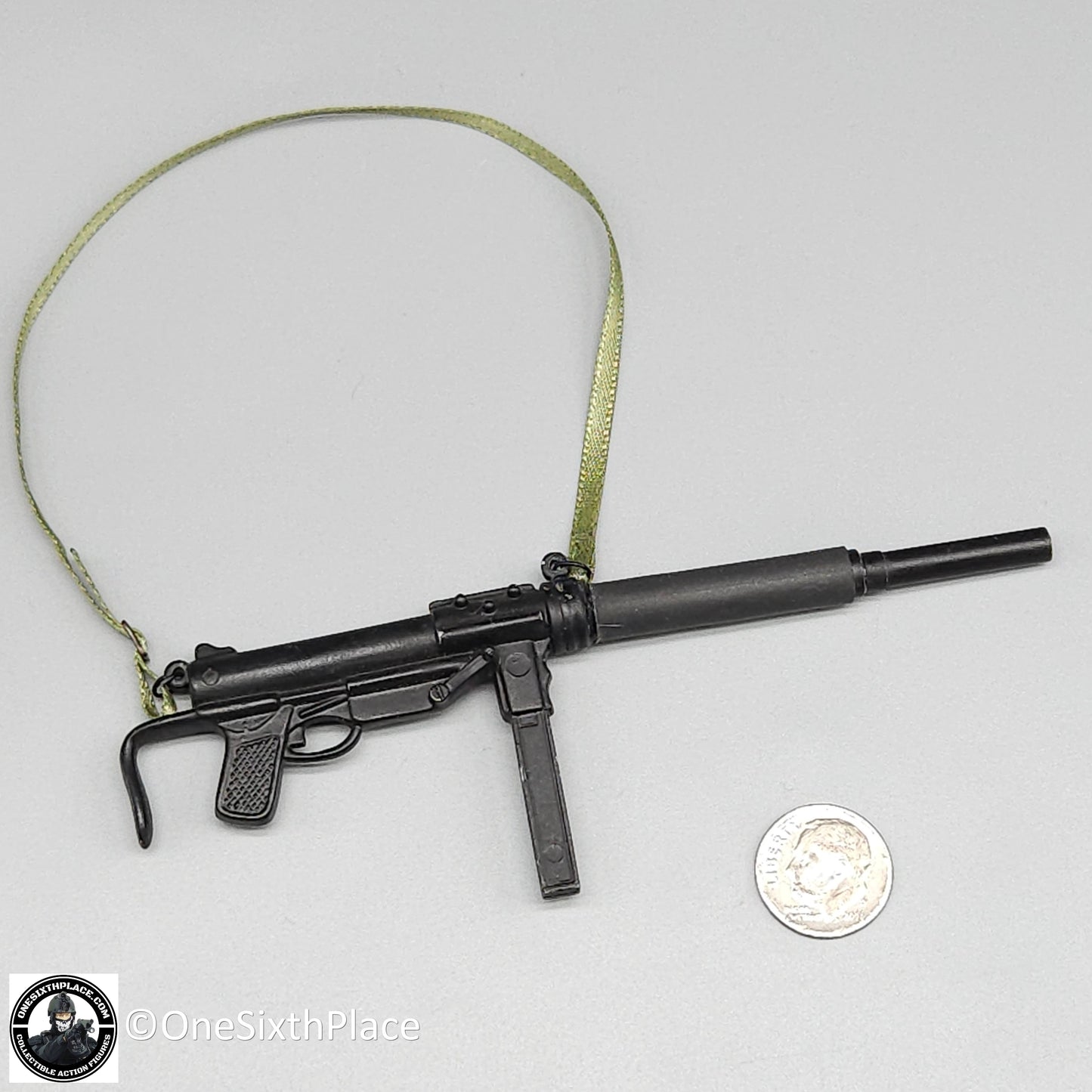 1:6 scale Molded Vietnam Suppressed M3 Grease Gun Submachine Gun for 12" Figures