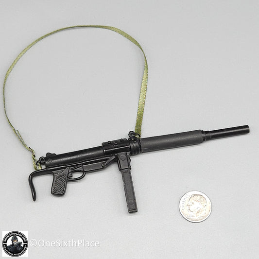 1:6 scale Molded Vietnam Suppressed M3 Grease Gun Submachine Gun for 12" Figures