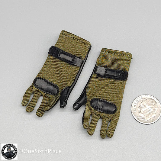 1:6 scale Shinning Toys US Navy F18 Aviator Cloth Gloves for 12" Figures