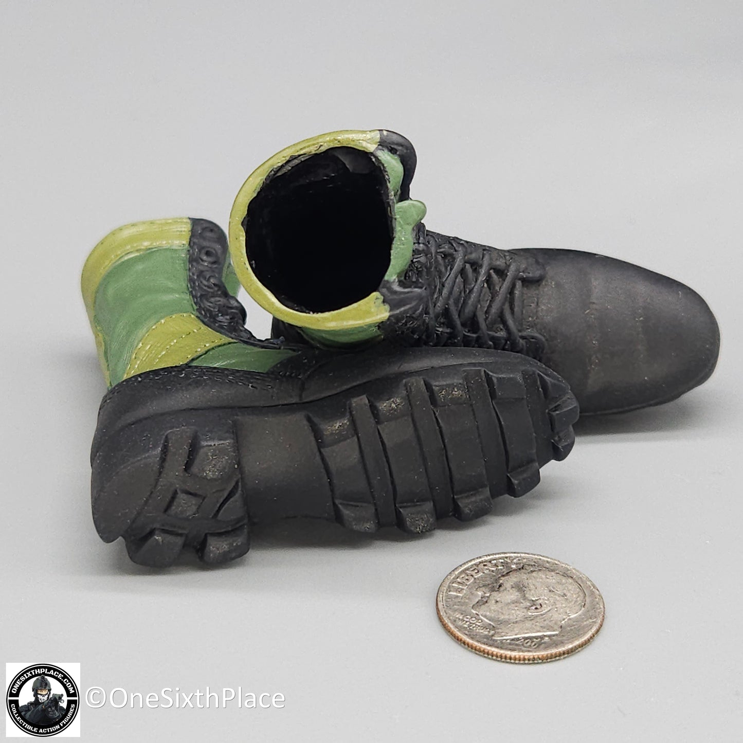 1:6 scale BBI USMC Sniper Snake Jungle Boots (Foot Type) for 12" Figures