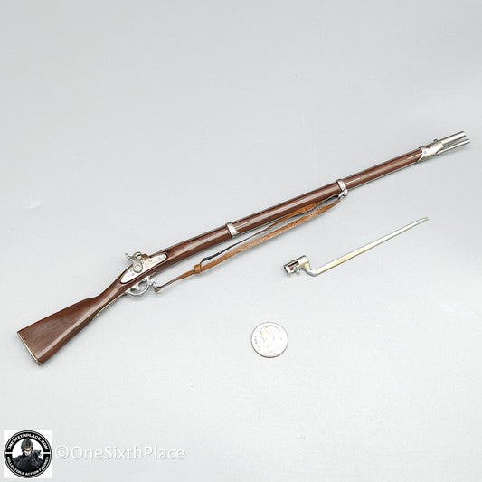 1:6 Sideshow Civil War Confederate 1st Texas M1842 Musket Rifle for 12" Figures