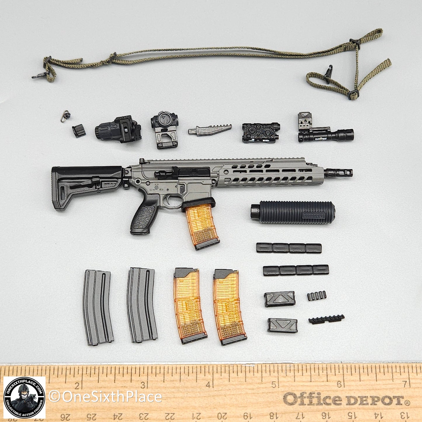 1:6 scale Easy & Simple Paramilitary Forces Operator MXC Virtus Rifle Set for 12" Figures
