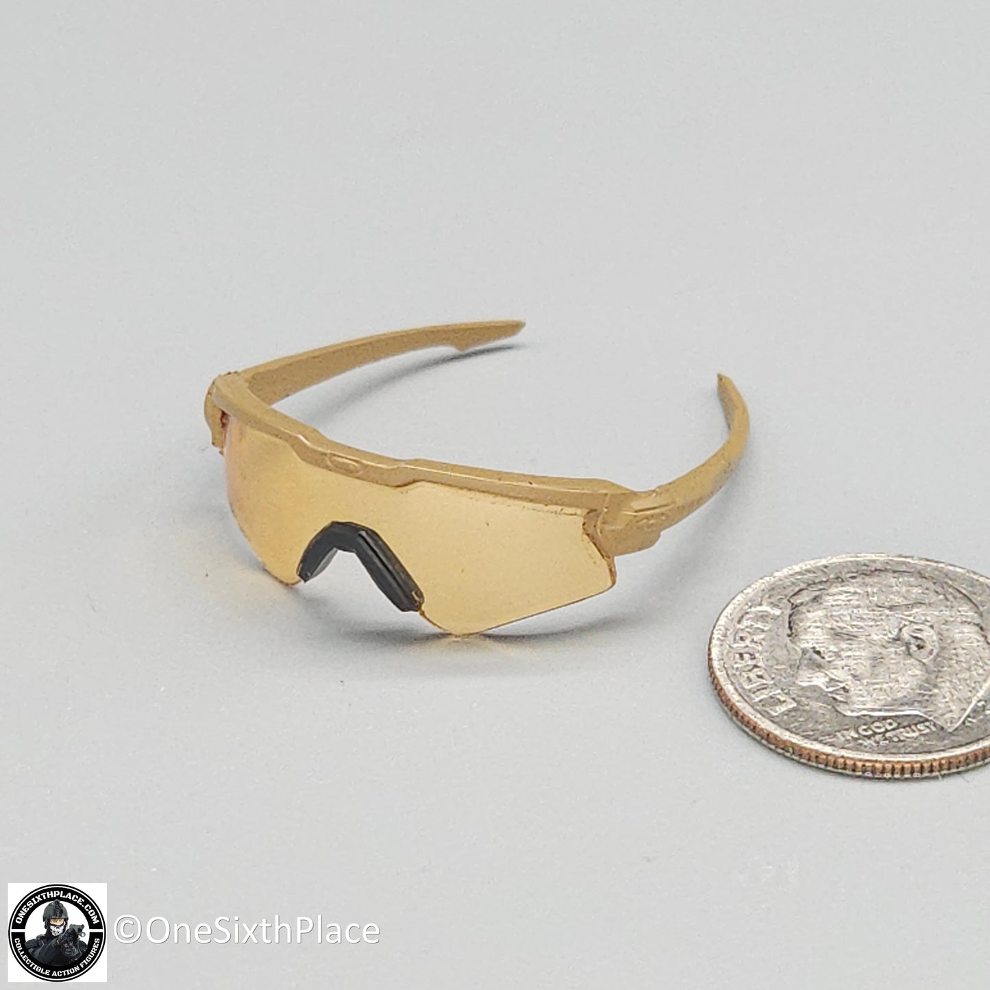 1:6 scale Easy & Simple Paramilitary Forces Operator Tan Sunglasses for 12" Figures