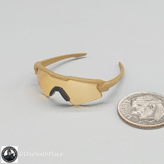 1:6 scale Easy & Simple Paramilitary Forces Operator Tan Sunglasses for 12" Figures