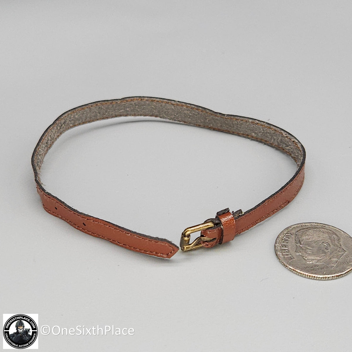 1:6 scale Shinning Toys US Navy F14 Aviator Brown Leather Belt for 12" Figures