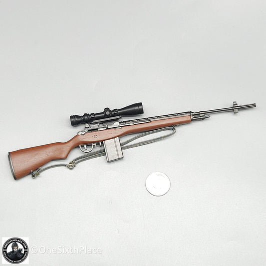 1:6 scale Dragon M14 Sniper Rifle w/ Scope for 12" Figures
