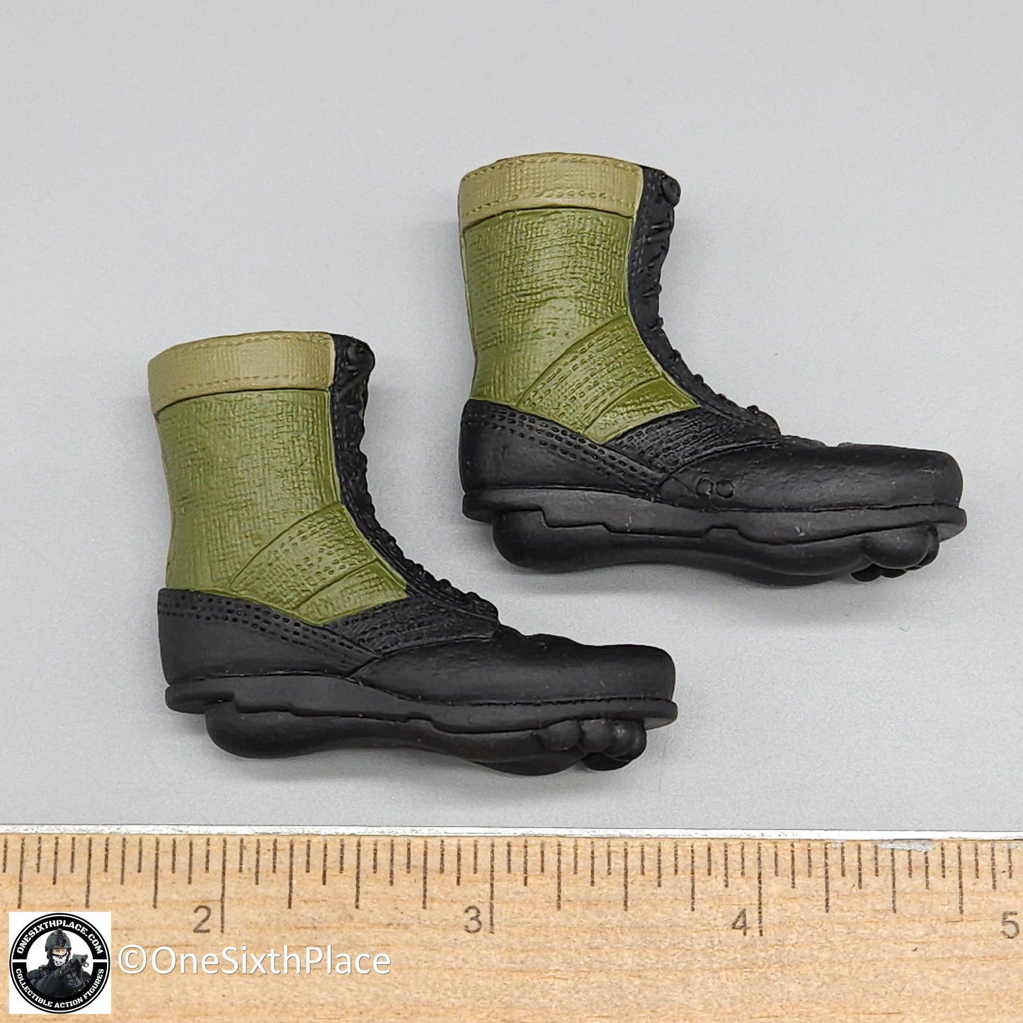 1:6 scale Dragon Vietnam MACV-SOG Ron Footprint Boots for 12" Figures