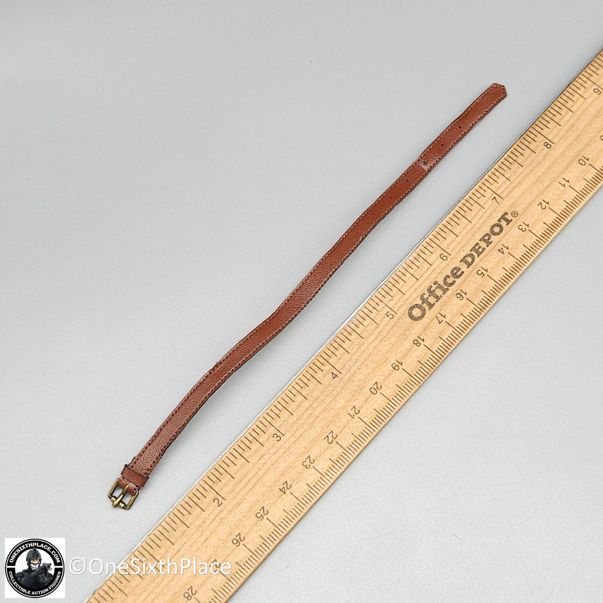 1:6 scale Shinning Toys US Navy F14 Aviator Brown Leather Belt for 12" Figures