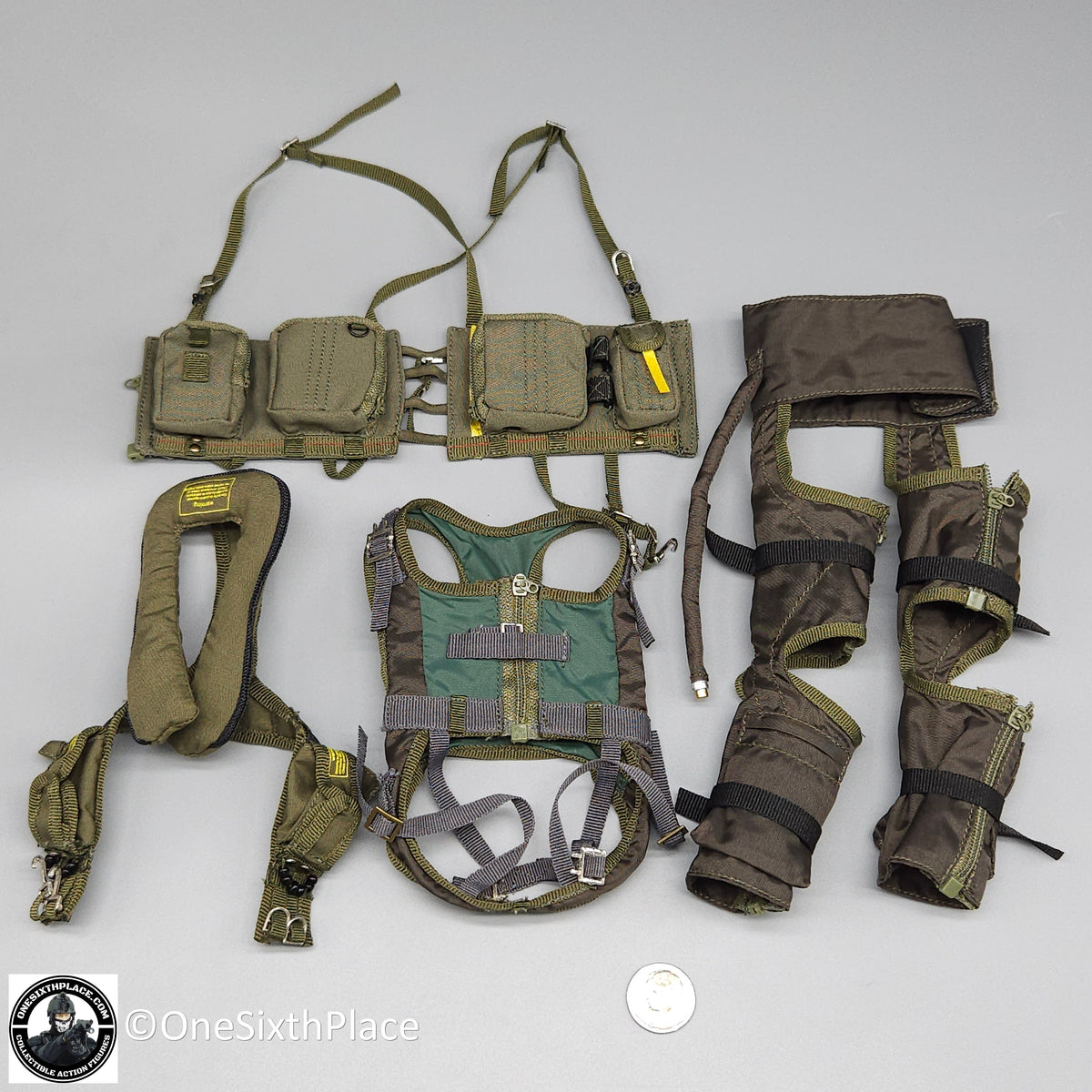 1:6 scale Shinning Toys US Navy F18 Aviator Flight Vest & G Pants Set for 12" Figures