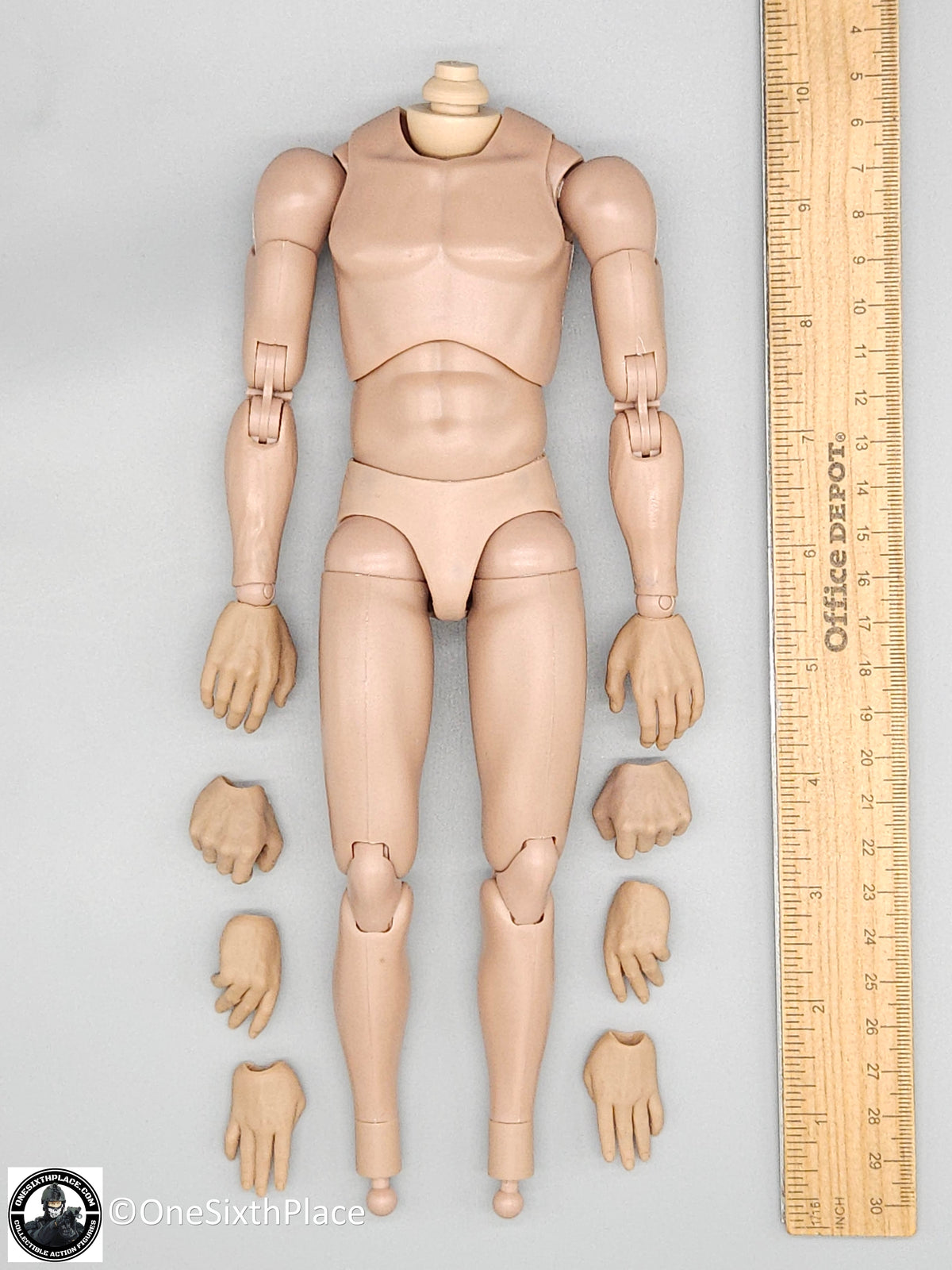 1:6 scale Shinning Toys US Navy F14 Aviator Male Nude Body for 12" Figures