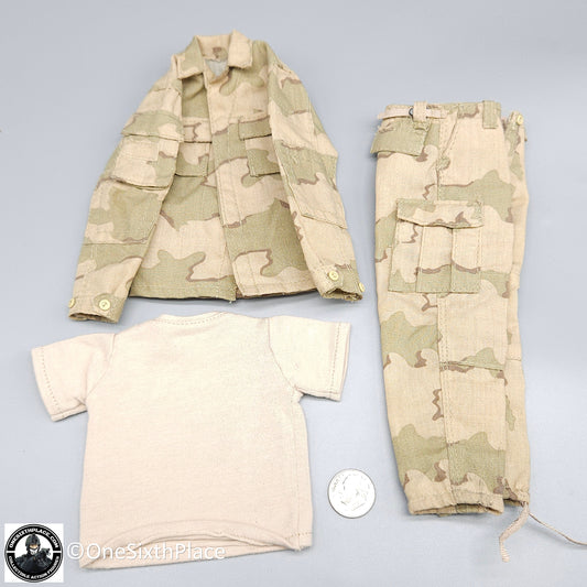 1:6 scale ACE 3-Color Camo BDU Uniform for 12" Figures