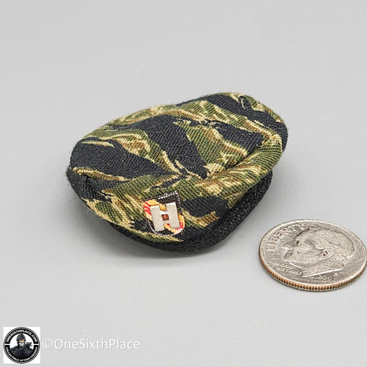 1:6 scale Toy Soldier Vietnam MIKE FORCE Tigerstripe Beret Hat w/ Flash for 12" Figures