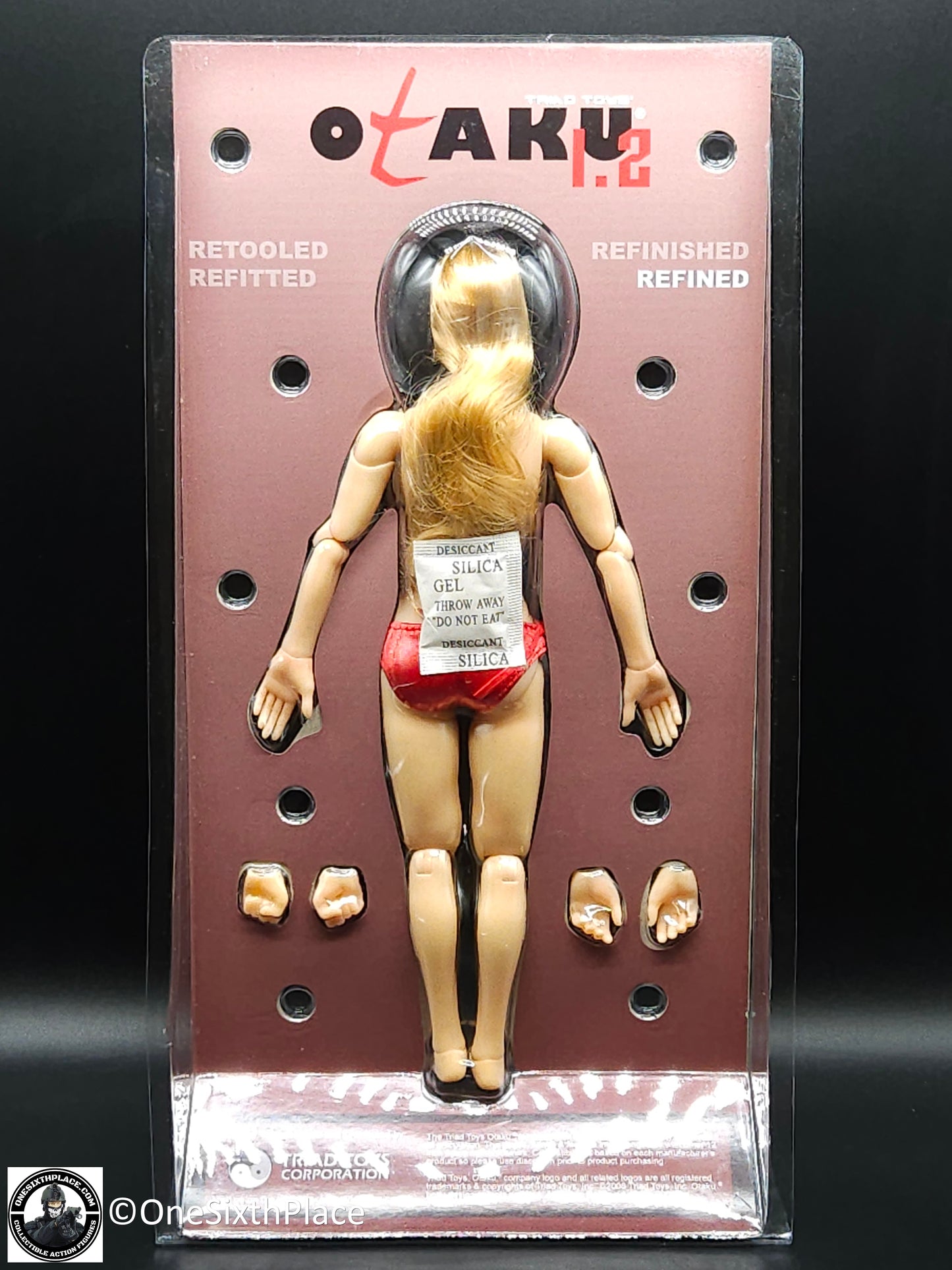 1:6 Triad Toys Female Otaku 1.2 Caucasian Body w/ Blond Hair for 12" Figure READ NOTES