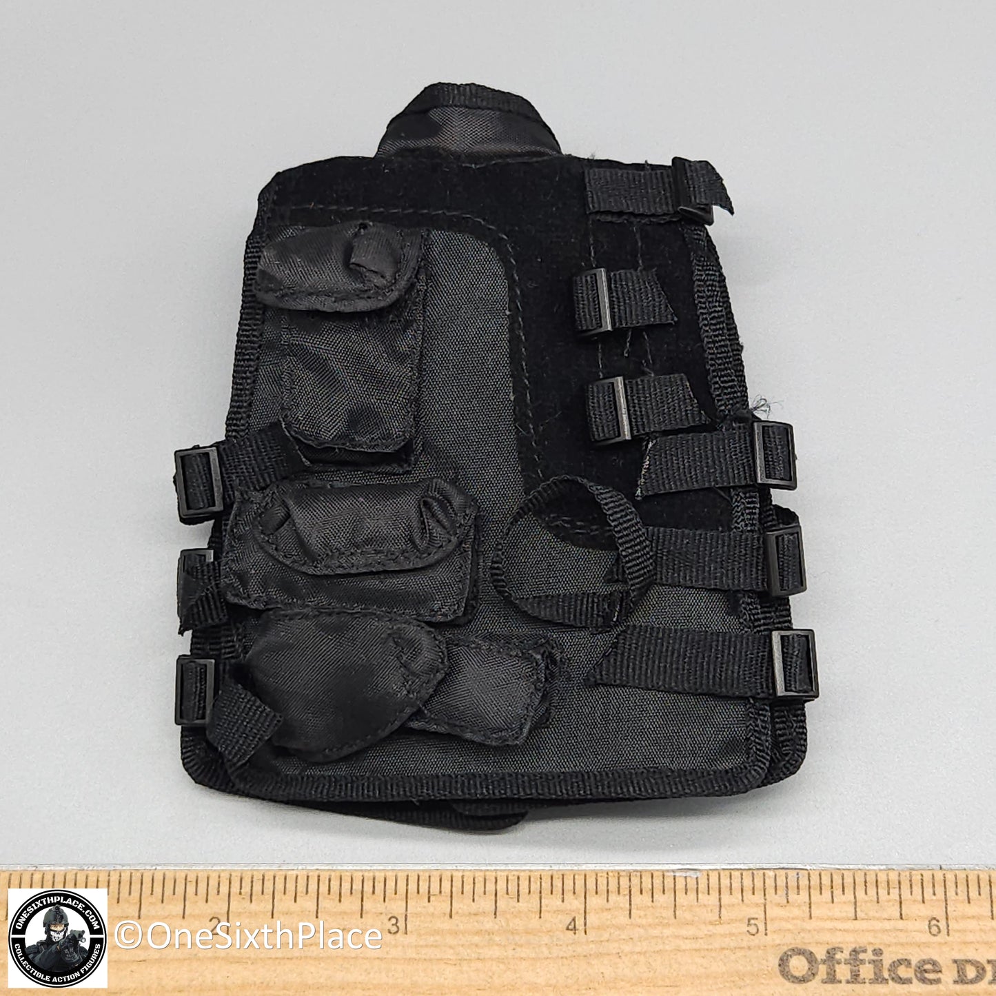 1:6 Dragon HK Police SDU Michael Black Tactical Vest for 12" Figures