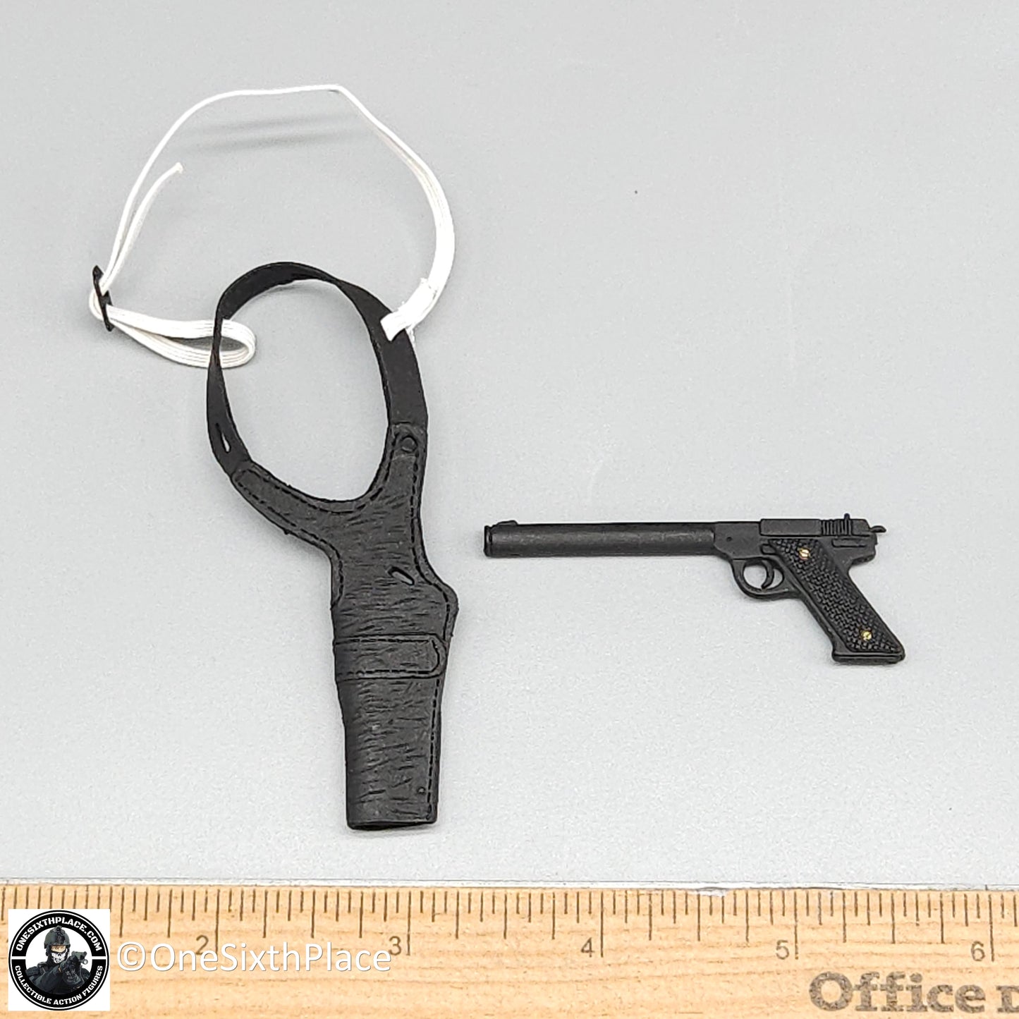 1:6 Ultimate Soldier Vietnam MACV-SOG Silenced Hi-Standard HD .22 Pistol for 12" Figures