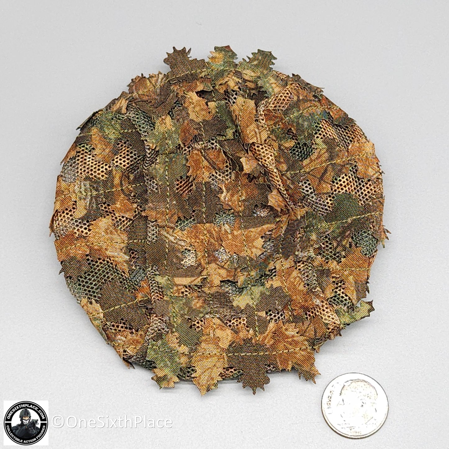 1:6 scale Easy & Simple Russian Special Operations Forces (SSO) Camo Ghillie Backpack Cover for 12" Figures