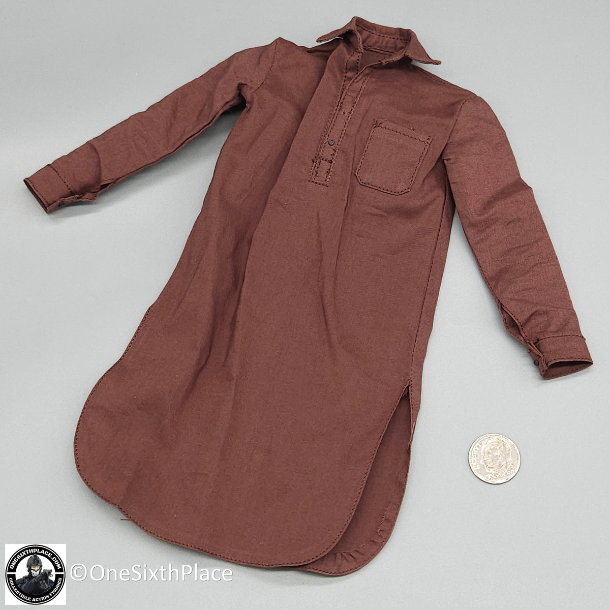 1:6 scale DiD Afghan Fighter Asad Kameez Long Shirt for 12" Figures