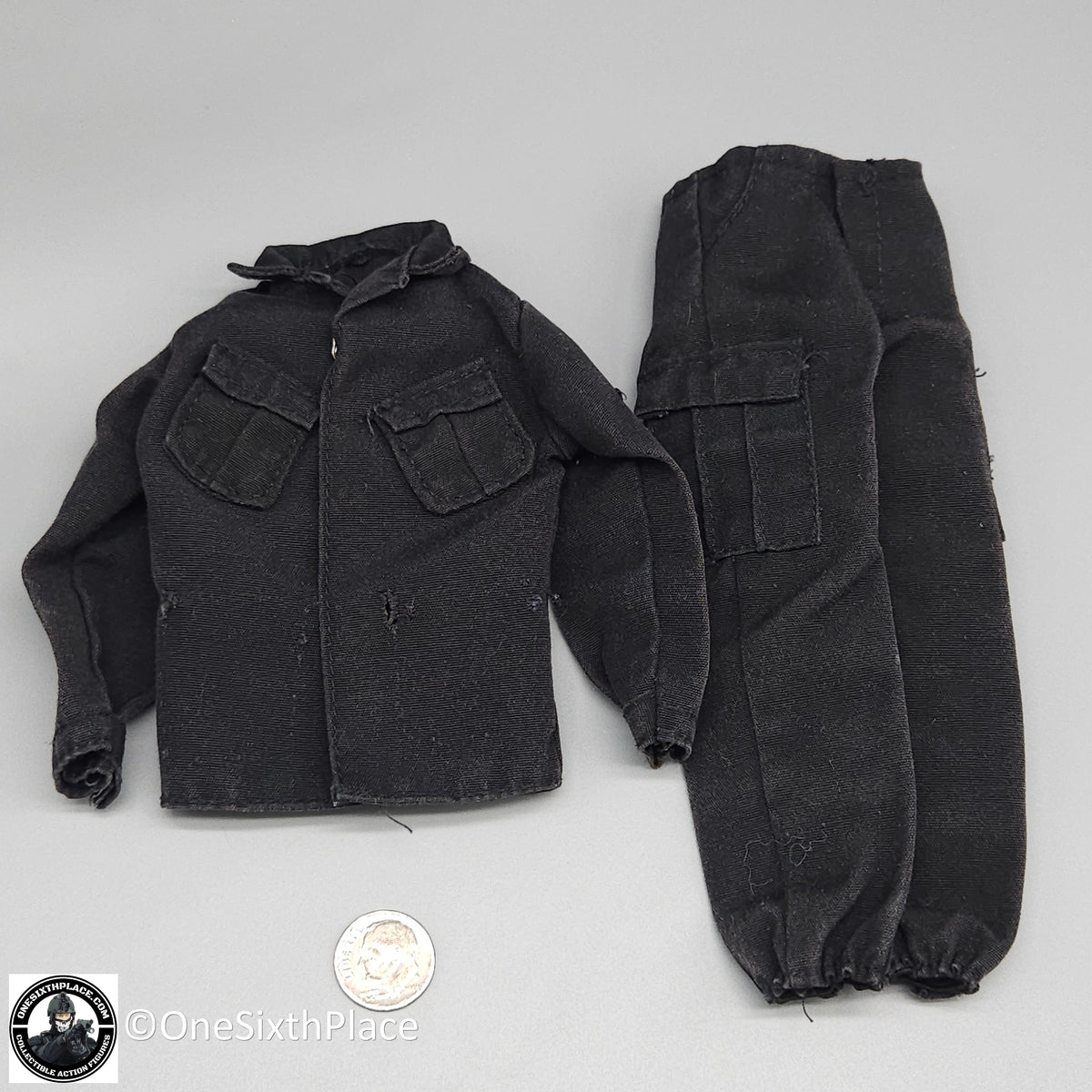 1:6 scale Ultimate Soldier MACV-SOG Black BDU Uniform for 12" Figures