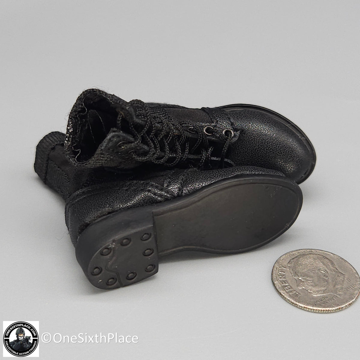1:6 scale Shinning Toys US Navy F18 Aviator Combat Boots for 12" Figures