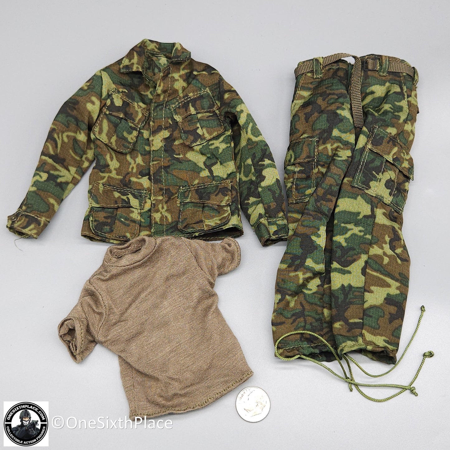 1:6 scale Toy Soldier Vietnam USMC Force Recon ERDL Camo Uniform for 12" Figures