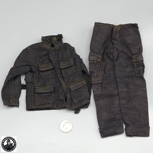 1:6 scale Custom Vietnam MACV-SOG Black BDU Uniform for 12" Figures