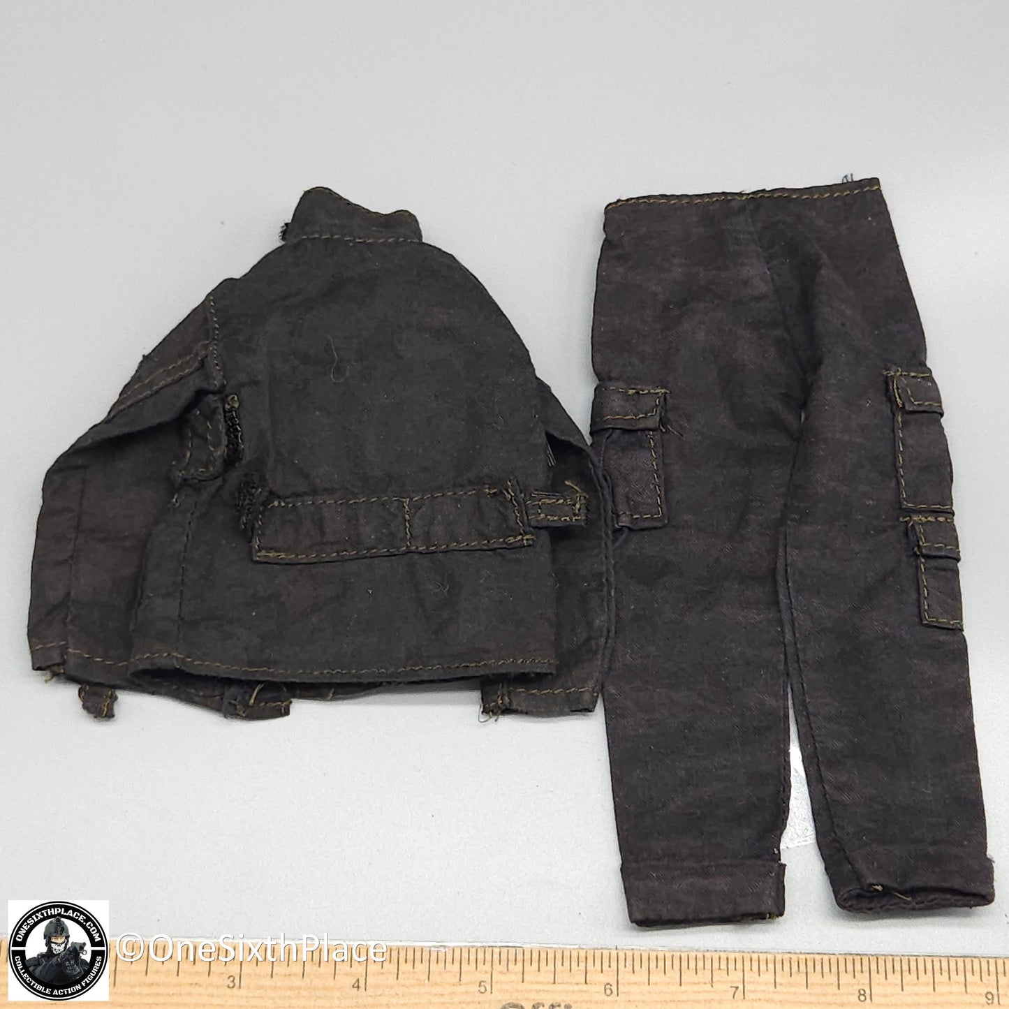 1:6 scale Custom Vietnam MACV-SOG Black BDU Uniform for 12" Figures