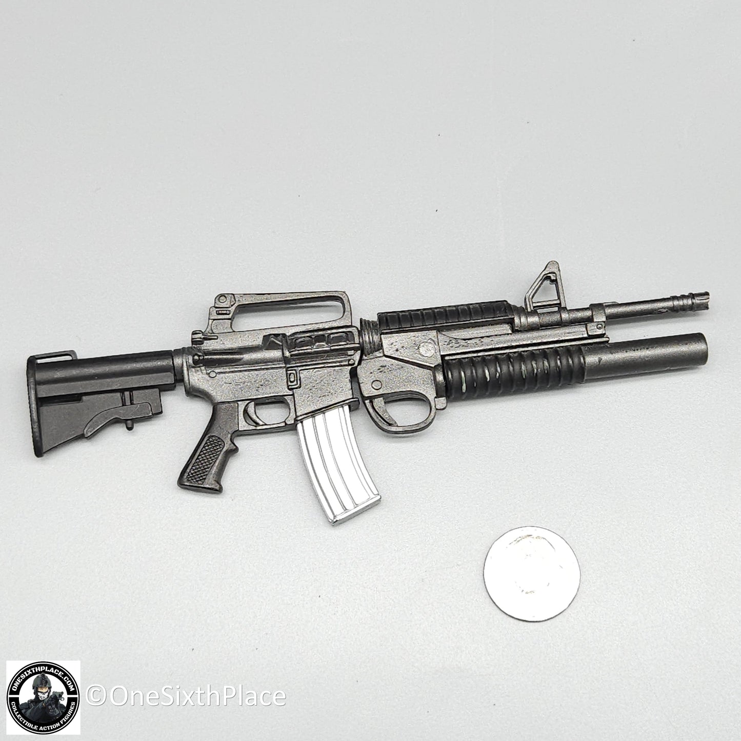 1:6 scale 21st Century Toys M16 AR15 Rifle w/ M203 for 12" Figures