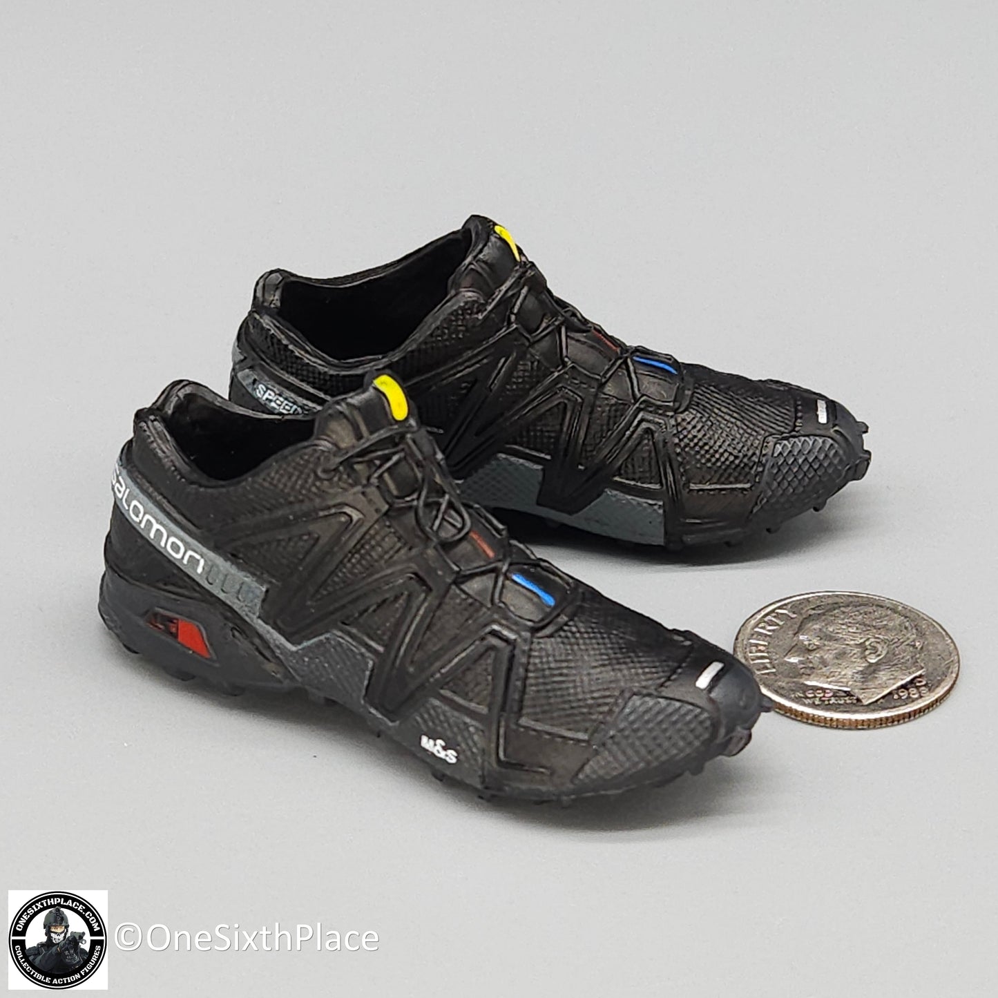 1:6 Easy & Simple 10th Special Forces Group Black Salomon Boots for 12" Figures