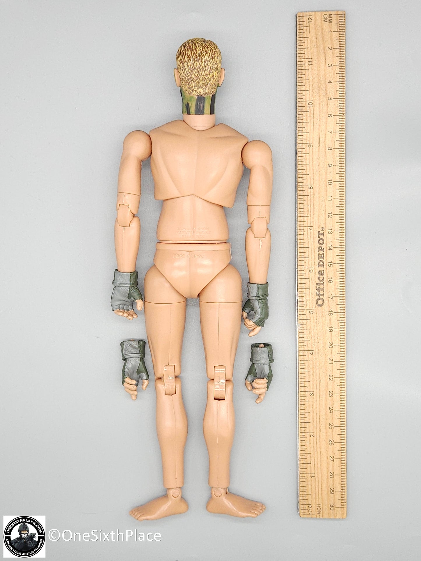 1:6 scale BBI USMC Sniper Snake Male Body w/ Camo Face for 12" Figures