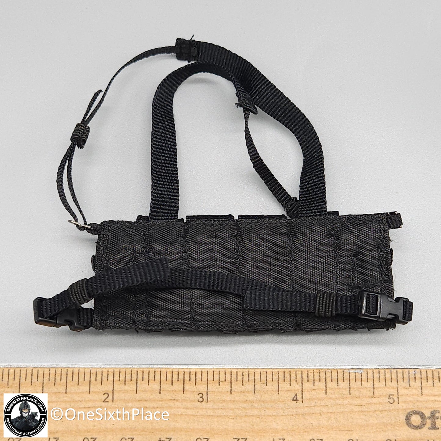 1:6 scale Toy Soldier Delta Force Black BHI Chest Rig for 12" Figures