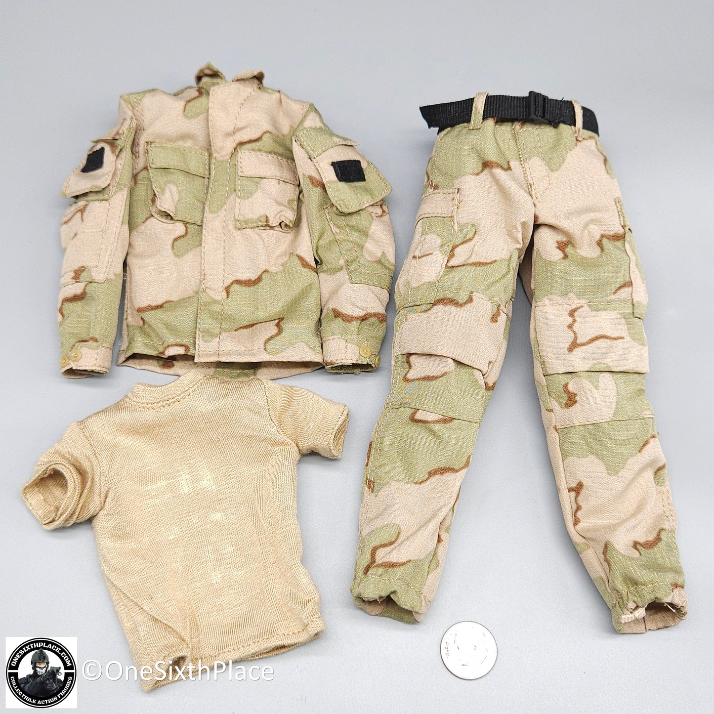 1:6 scale Toy Soldier Delta Force Breacher 3-Color Camo Uniform for 12" Figures