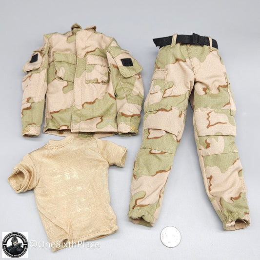 1:6 scale Toy Soldier Delta Force Breacher 3-Color Camo Uniform for 12" Figures