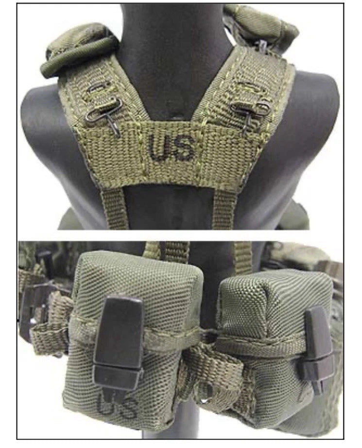 1:6 scale Toy Soldier Vietnam USMC Force Recon Belt w/ Suspenders for 12" Figures
