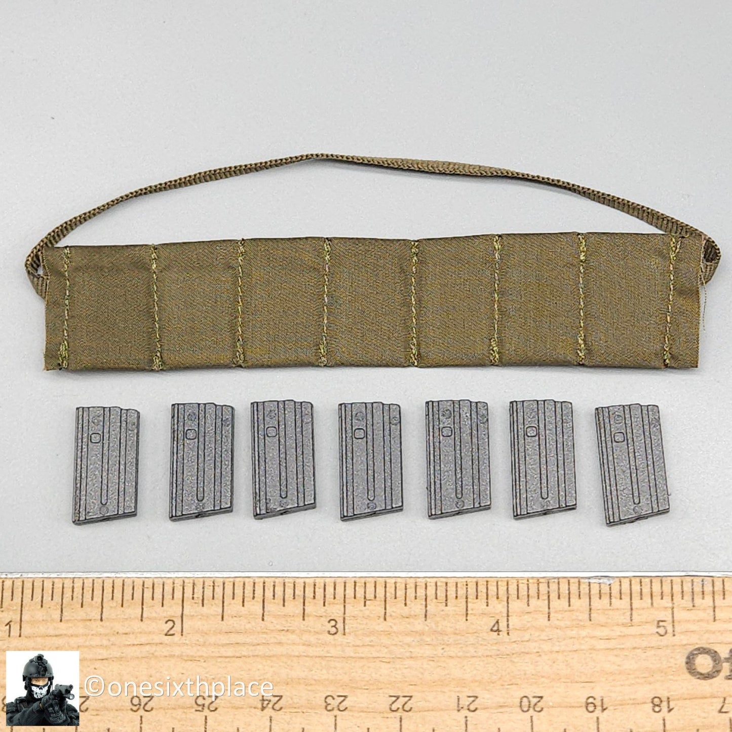 1:6 scale QOrange Vietnam War US Marine Corps in Hue 1968 M16 Ammo Bandolier