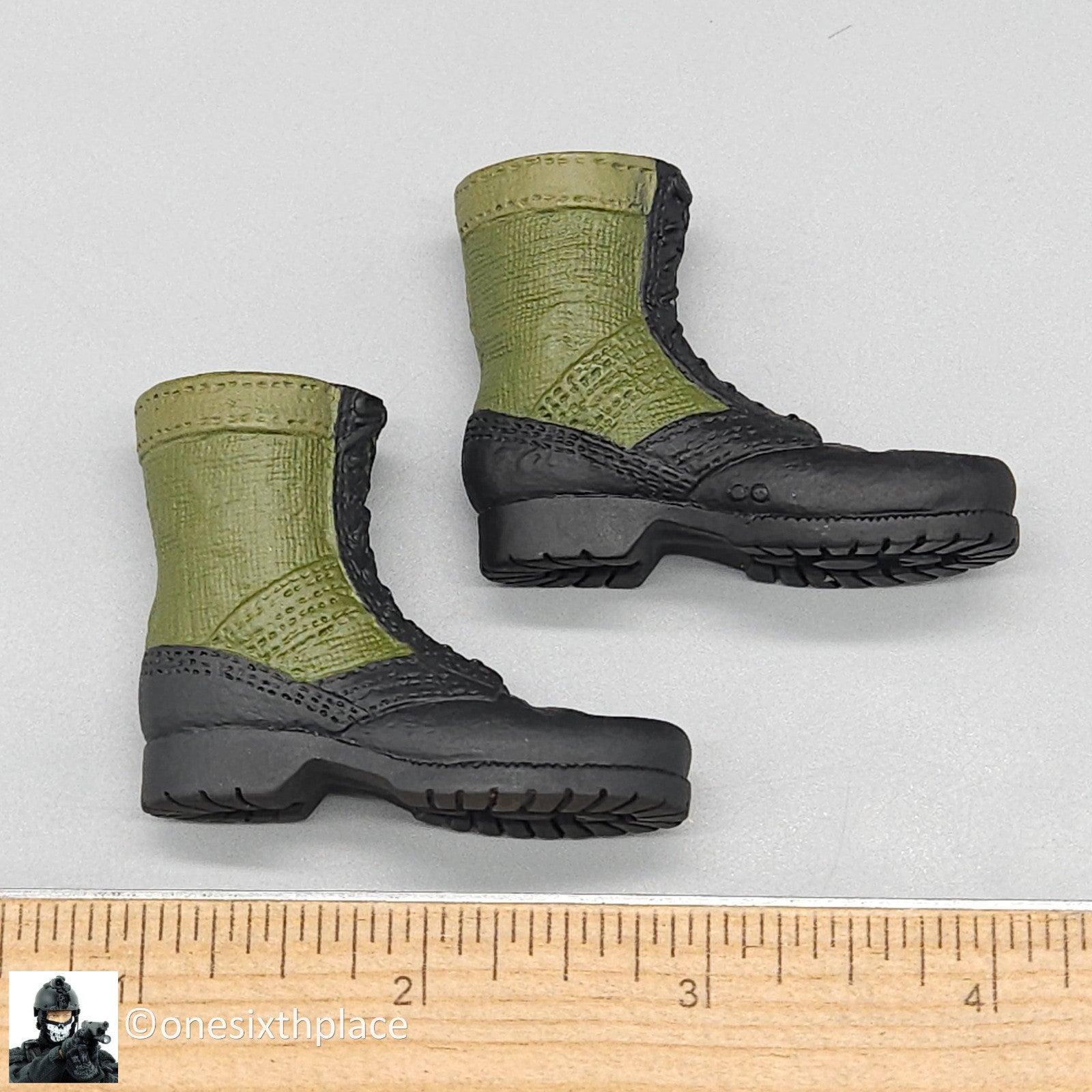 1:6 scale Dragon Vietnam Navy SEAL Oscar Jungle Combat Boots for 12" Figures