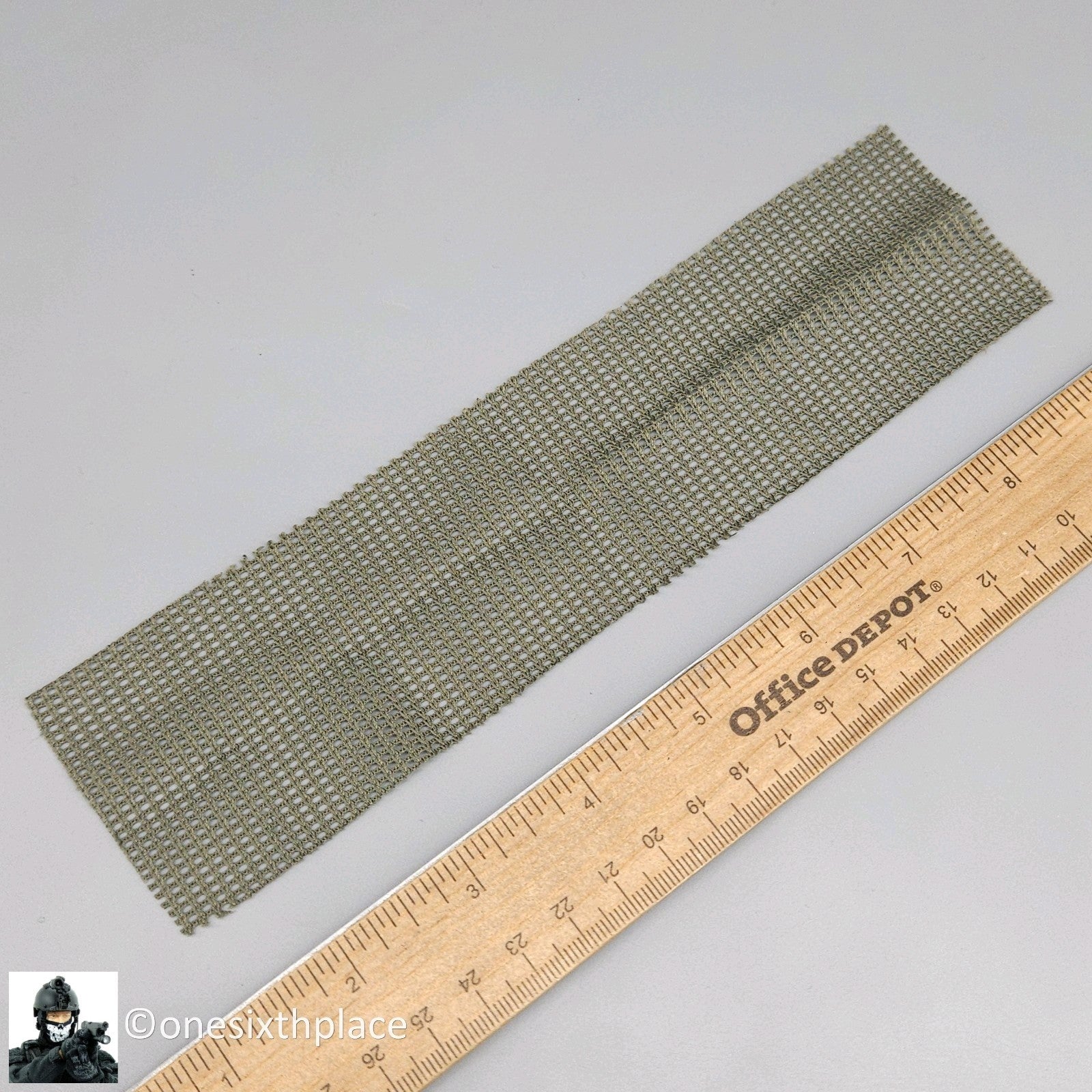 1:6 scale BBI CCT Bobcat Green Mesh Scarf for 12" Figures