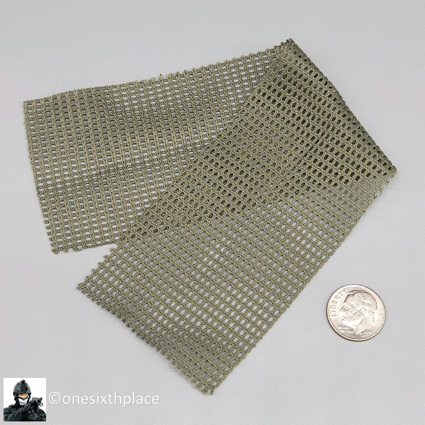1:6 scale BBI CCT Bobcat Green Mesh Scarf for 12" Figures