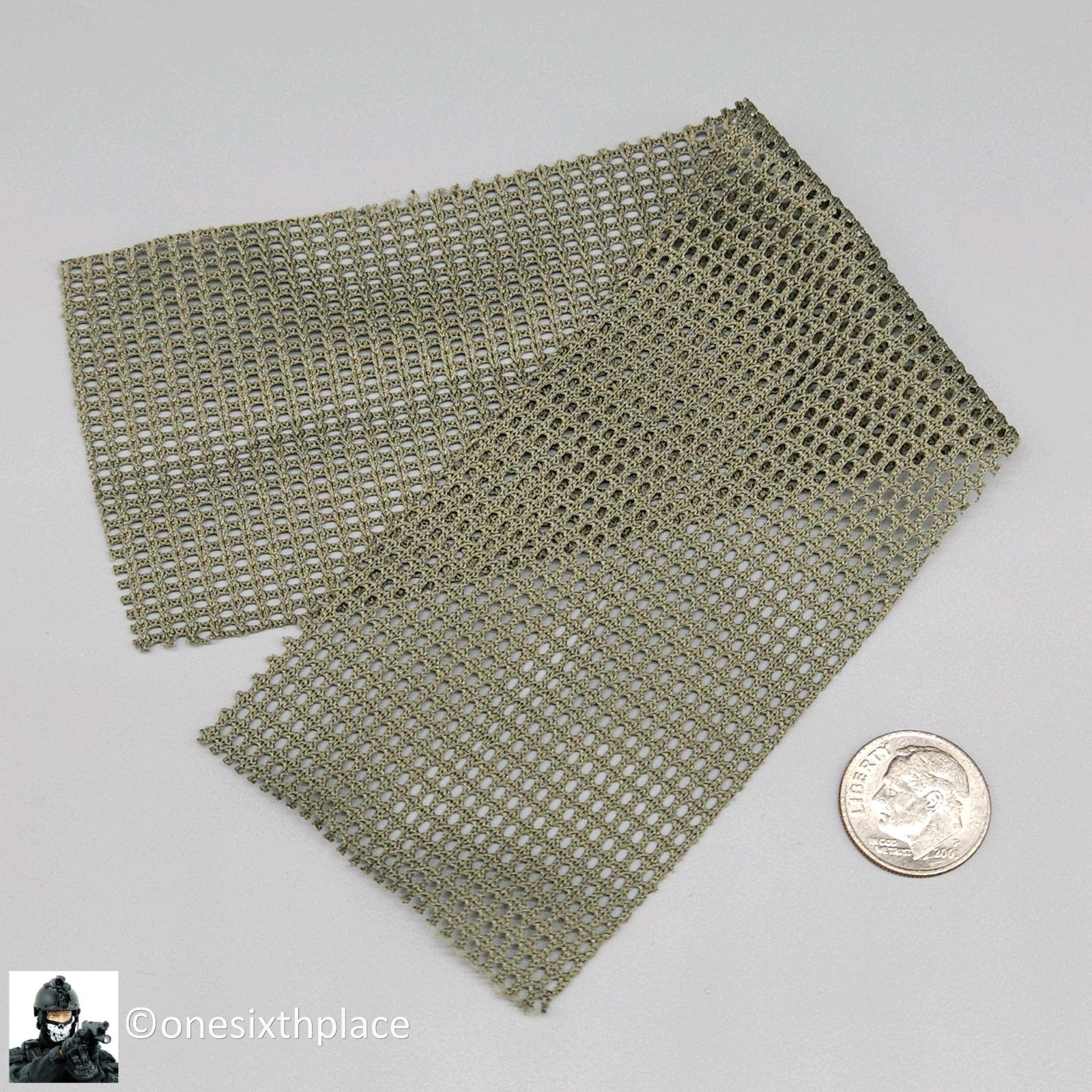 1:6 scale BBI CCT Bobcat Green Mesh Scarf for 12" Figures