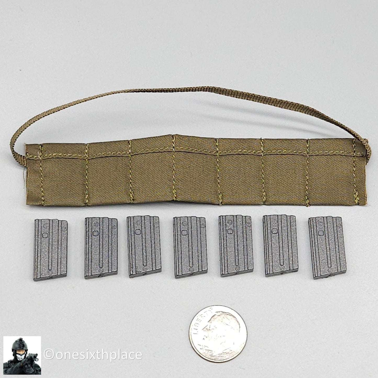 1:6 scale QOrange Vietnam War US Marine Corps in Hue 1968 M16 Ammo Bandolier