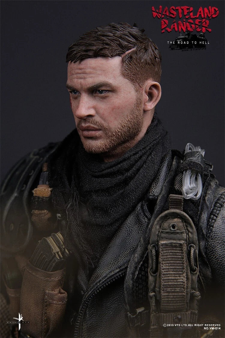 1:6 scale VTS Wasteland Ranger Mad Max Tom Hardy Male Head Sculpt for 12" Figures