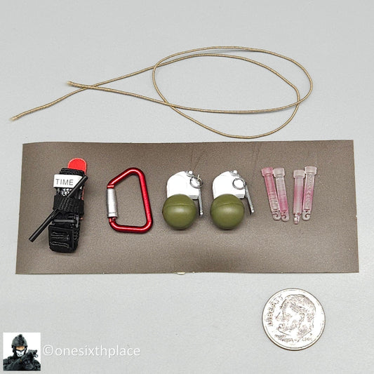 1:6 Easy Simple Russian Rapid Response Unit SOBR S Grenade Tourniquet Carabiner