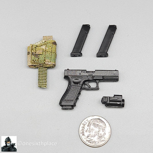 1:6 Easy & Simple Russian Rapid Response SOBR S Pistol w/ Multicam Holster