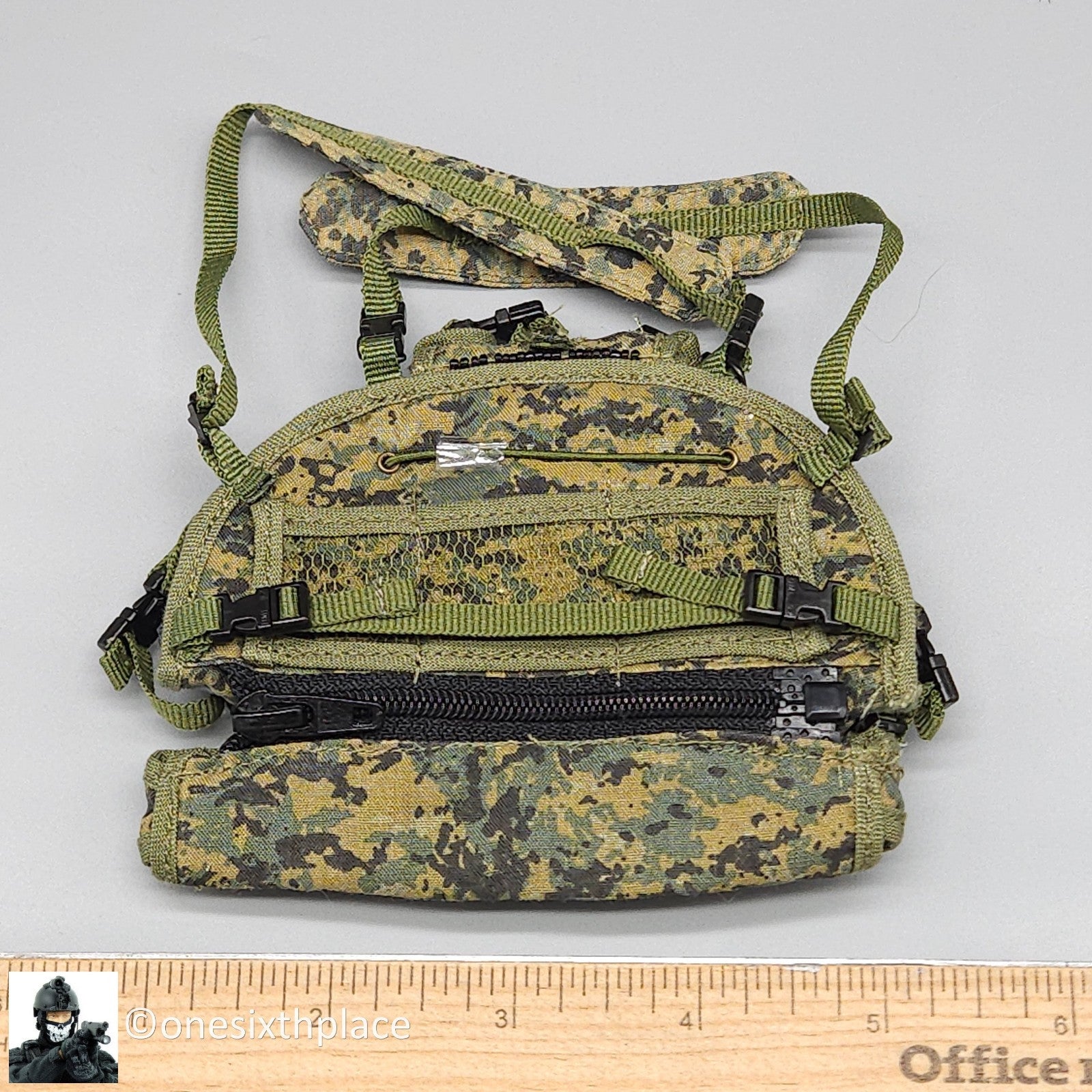 1:6 scale Dragon USMC Woodland MARPAT ELCS Chest Rig for 12" Figures