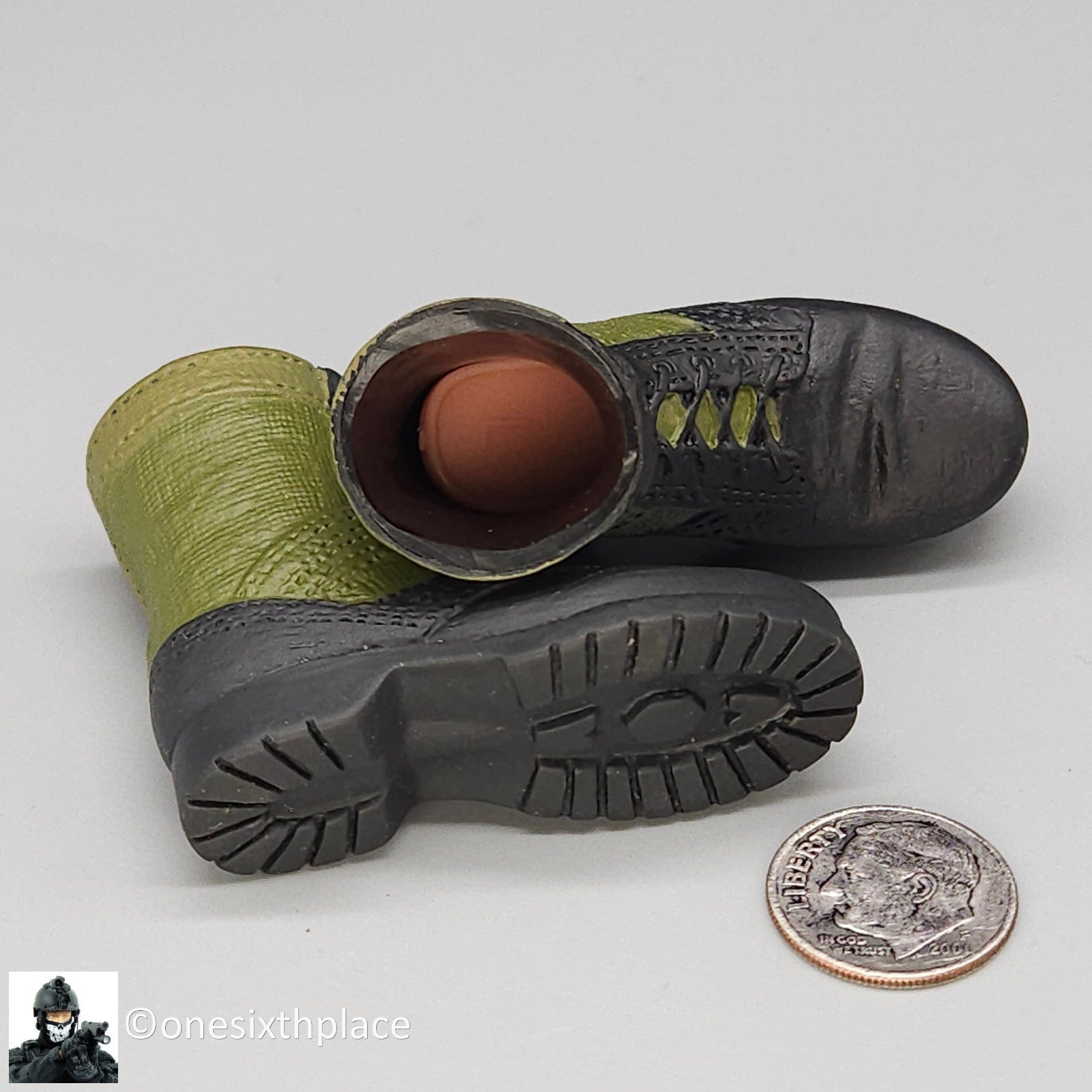 1:6 scale Dragon Vietnam Navy SEAL Oscar Jungle Combat Boots for 12" Figures